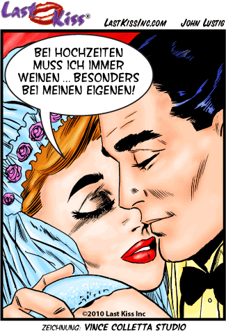 Bei Hochzeiten muss ich weinen