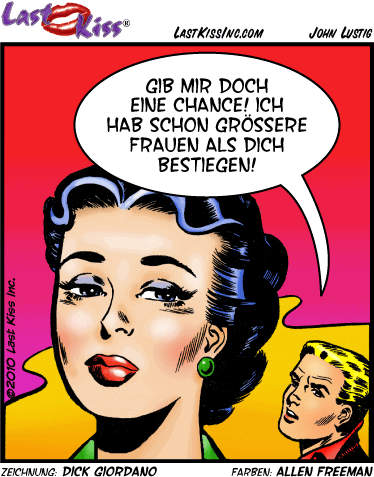 Ich bin nicht klein, ich wurde nur so gezeichnet