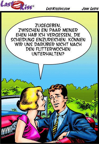 Flitterwochen gehen vor